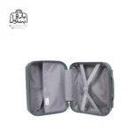 تصویر اختصاصی از زیپ باز سایز کوچک (داخل کابین) چمدان هرموسا کد ۸۰۲۱ در رنگ سبز طوسی