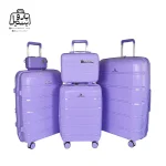 تصویر اختصاصی از چمدان پنج تکهٔ ریکاردو در رنگ یاسی