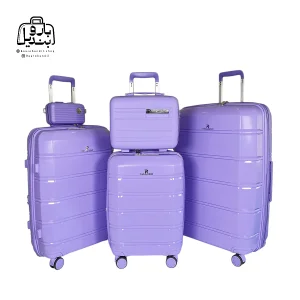 تصویر اختصاصی از چمدان پنج تکهٔ ریکاردو در رنگ یاسی