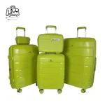 تصویر اختصاصی از چمدان پنج تکهٔ ریکاردو در رنگ سبز پسته‌ای