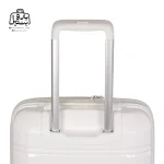 تصویر اختصاصی از نمای پشتی دستهٔ ترولی (کشنده) سایز کوچک (داخل کابین) ریکاردو در رنگ سفید