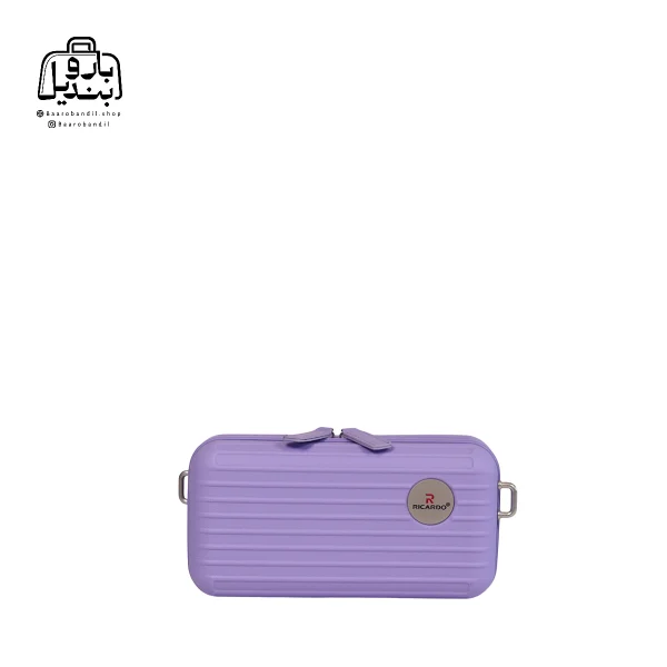 تصویر اختصاصی از کیف پاسپورتی چمدان ریکاردو در رنگ یاسی