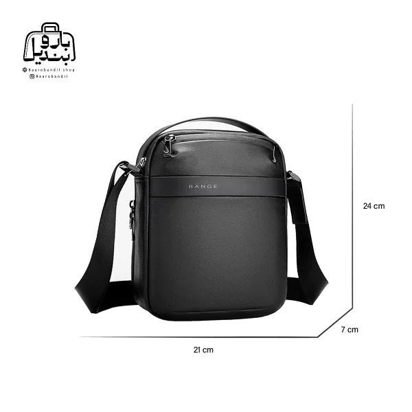 تصویر اختصاصی از سایزبندی کیف دوشی بنج کد ۰۶-۲۸۷۶ در رنگ مشکی