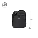 تصویر اختصاصی از سایزبندی کیف دوشی فوور کد 2918-06 در رنگ مشکی