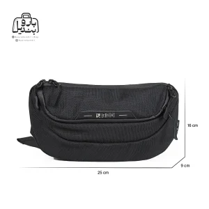 تصویر اختصاصی از سایزبندی کیف کمری لیستات کد LT2308 در رنگ مشکی
