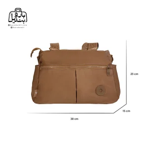 تصویر اختصاصی از سایزبندی کیف زنانه دوشی بوبو کد ۱-۷۵۸ در رنگ شکلاتی