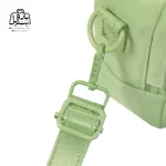 تصویر اختصاصی از جزئیات کیف زنانه دوشی بوبو کد ۷۶۵۸ در رنگ سبز روشن
