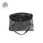 تصویر اختصاصی از زیپ باز کیف دوشی زنانه دنیز جنوا کد ۰۰۱۰۹ در رنگ مشکی