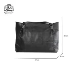 تصویر اختصاصی از سایزبندی کیف زنانه دنیز جنوا کد ۰۰۱۰۹ در رنگ مشکی