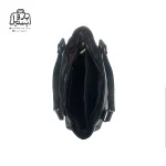 تصویر اختصاصی از زیپ باز کیف دوشی زنانه دنیز جنوا کد ۰۰۴۳ در رنگ مشکی