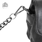 تصویر اختصاصی از جزئیات کیف زنانه دنیز جنوا کد ۰۰۸۰ در رنگ مشکی