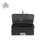 تصویر اختصاصی از زیپ باز کیف دوشی زنانه دنیز جنوا کد ۰۰۸۰ در رنگ مشکی