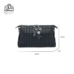 تصویر اختصاصی از سایزبندی کیف زنانه دنیز جنوا کد ۰۰۹۲ در رنگ مشکی