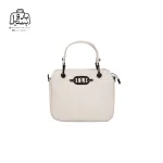 تصویر اختصاصی از نمای جلوی کیف زنانه دنیز جنوا کد ۰۰۹۴ در رنگ سفید