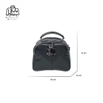 تصویر اختصاصی از سایزبندی کیف زنانه دنیز جنوا کد ۰۰۹۵ در رنگ مشکی