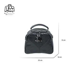تصویر اختصاصی از سایزبندی کیف زنانه دنیز جنوا کد ۰۰۹۵ در رنگ مشکی