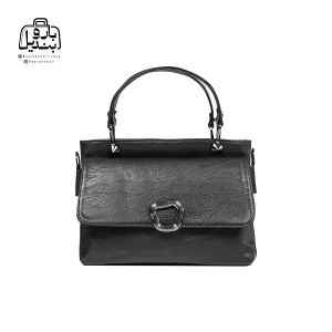 تصویر اختصاصی از نمای جلوی کیف زنانه دنیز جنوا کد ۰۰۹۶ در رنگ مشکی