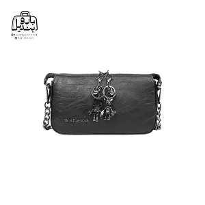 تصویر اختصاصی از نمای جلوی کیف زنانه دنیز جنوا کد ۰۰۹۹ در رنگ مشکی