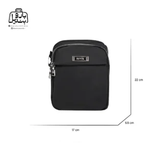 تصویر اختصاصی از سایزبندی کیف زنانه دوشی ایپول کد 6026-03 در رنگ مشکی