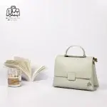 تصویر اختصاصی از نمای جلوی کیف دوشی زنانه موجیتو کد 88167 در رنگ سبز پاستلی