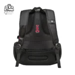 تصویر اختصاصی از نمای پشتی کوله‌پشتی بنج کد ۱۹۰۱ در رنگ مشکی