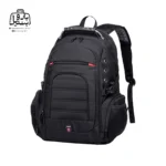 تصویر اختصاصی از نمای جلو و کناری کوله‌پشتی بنج کد ۱۹۰۳ در رنگ مشکی