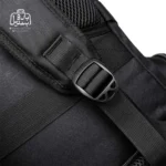 تصویر اختصاصی از جزئیات کوله‌پشتی بنج کد ۱۹۰۵ در رنگ مشکی