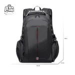 تصویر اختصاصی از سایزبندی کوله‌پشتی بنج کد ۱۹۰۵ در رنگ مشکی