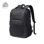 تصویر اختصاصی از نمای جلو و کناری کوله‌پشتی بنج کد ۱۹۲۱ در رنگ مشکی