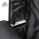تصویر اختصاصی از پورت usb کوله‌پشتی بنج کد ۱۹۲۱ در رنگ مشکی