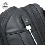 تصویر اختصاصی از پورت usb کوله بنج کد 22005 در رنگ مشکی