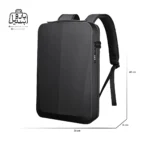 تصویر اختصاصی از سایزبندی کوله‌پشتی بنج کد ۲۲۲۰۱ در رنگ مشکی