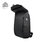 تصویر اختصاصی از نمای جلو و کناری کوله‌پشتی بنج کاکا کد ۲۵۷۵ در رنگ مشکی