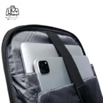 تصویر اختصاصی از جای لپتاپ کوله‌پشتی بنج کاکا کد ۲۵۷۵ در رنگ مشکی