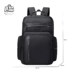 تصویر اختصاصی از سایزبندی کوله‌پشتی بنج کد ۲۶۰۲ در رنگ مشکی