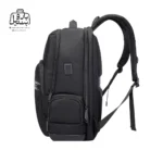 تصویر اختصاصی از نمای کناری کوله‌پشتی بنج کد ۲۶۰۳ در رنگ مشکی