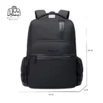 تصویر اختصاصی از سایزبندی کوله‌پشتی بنج کد ۲۶۰۳ در رنگ مشکی