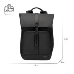 تصویر اختصاصی از سایزبندی کوله‌پشتی بنج کد ۲۸۸۸ در رنگ مشکی