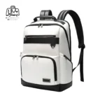 تصویر اختصاصی از نمای جلو و کناری کوله‌پشتی بنج کد ۶۶۲۷ در رنگ سفید