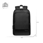 تصویر اختصاصی از سایزبندی کوله‌پشتی بنج کد ۷۷۱۱۵ در رنگ مشکی