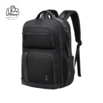 تصویر اختصاصی از نمای جلو و کناری کوله‌پشتی بنج کد g۶۱ در رنگ مشکی