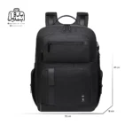 تصویر اختصاصی از سایزبندی کوله‌پشتی بنج کد g۶۱ در رنگ مشکی