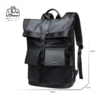 تصویر اختصاصی از سایزبندی کوله‌پشتی بنج کد g۶۵ در رنگ مشکی