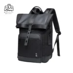 تصویر اختصاصی از نمای جلو و کناری کوله‌پشتی بنج کد g۶۶ در رنگ مشکی