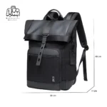 تصویر اختصاصی از سایزبندی کوله‌پشتی بنج کد g۶۶ در رنگ مشکی