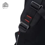 تصویر اختصاصی از جزئیات کوله‌پشتی بنج کاکا کد ۲۰۵۰ در رنگ مشکی