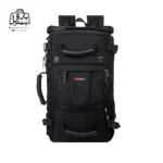 تصویر اختصاصی از نمای جلوی کوله‌پشتی بنج کاکا کد ۲۰۵۰ در رنگ مشکی