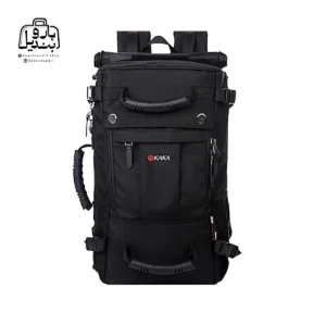 تصویر اختصاصی از نمای جلوی کوله‌پشتی بنج کاکا کد ۲۰۵۰ در رنگ مشکی