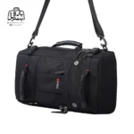 تصویر اختصاصی از نمای افقی کوله‌پشتی بنج کاکا کد ۲۰۵۰ در رنگ مشکی