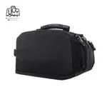 تصویر اختصاصی از نمای پشت به صورت افقی کوله‌پشتی بنج کاکا کد ۲۰۵۰ در رنگ مشکی